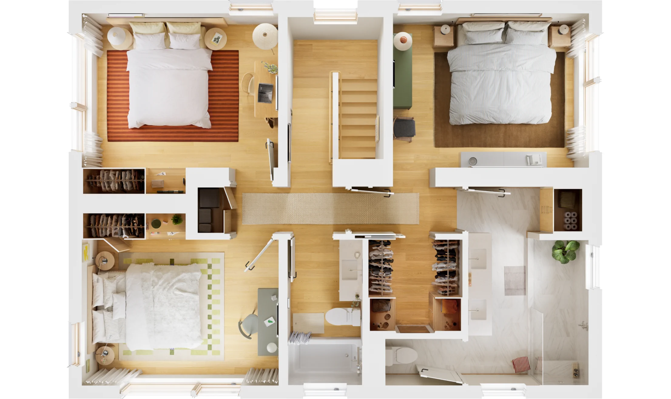 34 Ward second floor plan