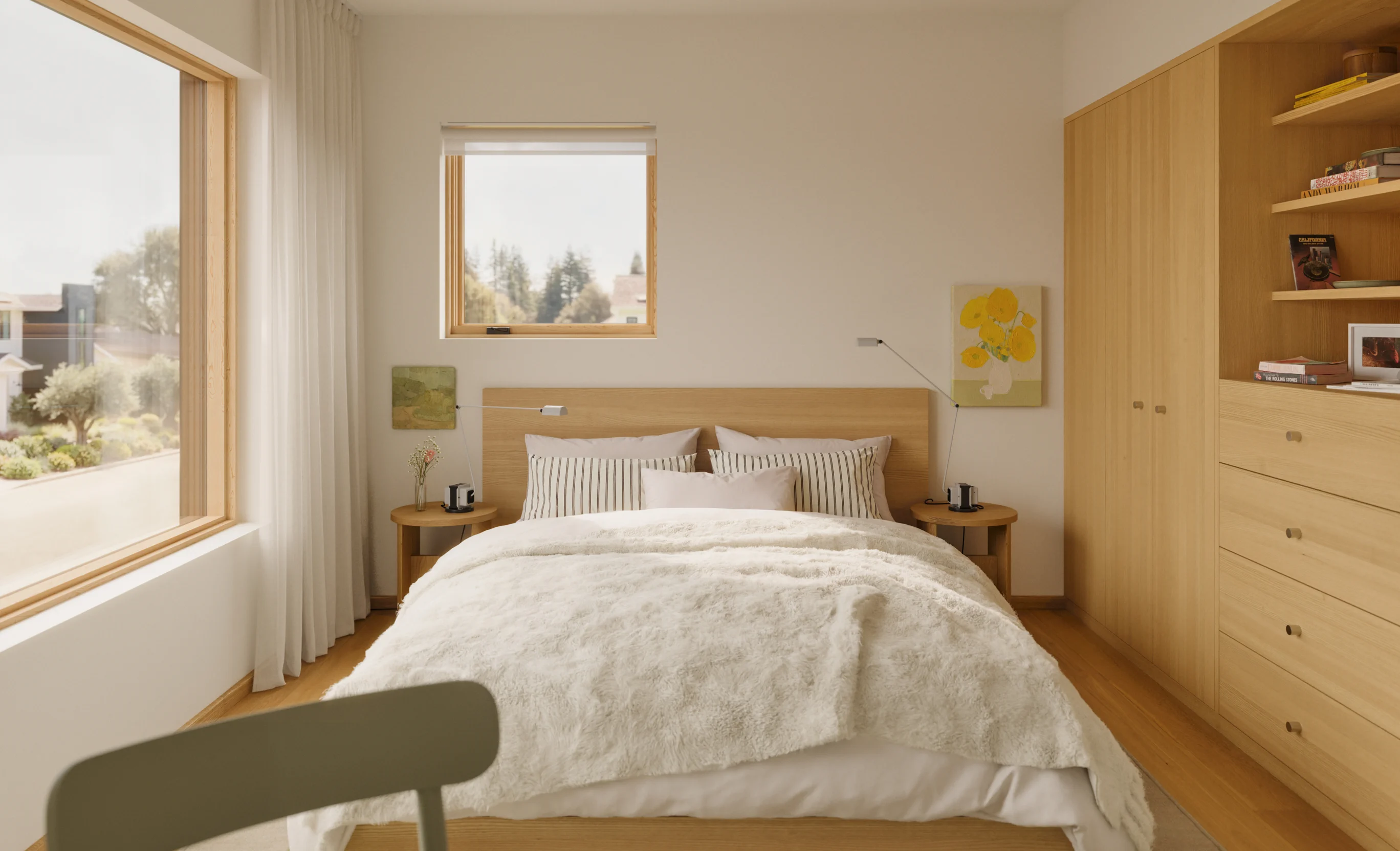 34 Ward bedroom rendering